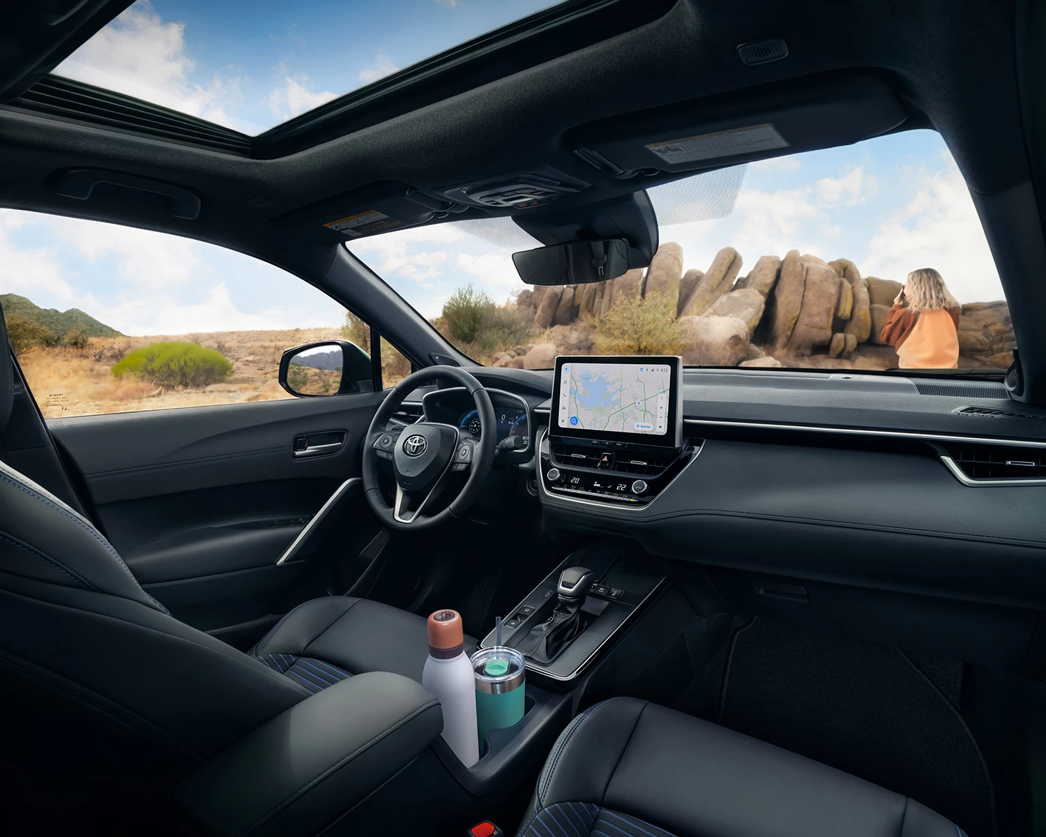 Interior of 2026 Toyota Corolla Cross